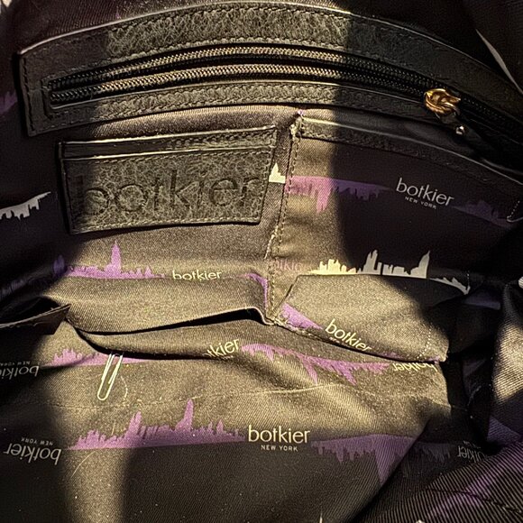 Botkier Leather Hobo Bag โ Dark Green Fringe & Stud Detail Zipper Detail - Picture 15 of 16